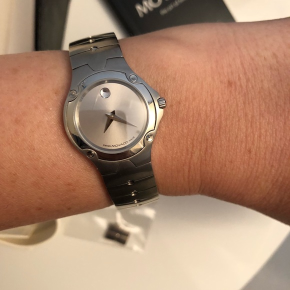 Movado Brushed Stainless Steel Women’s Watch - Picture 4 of 4